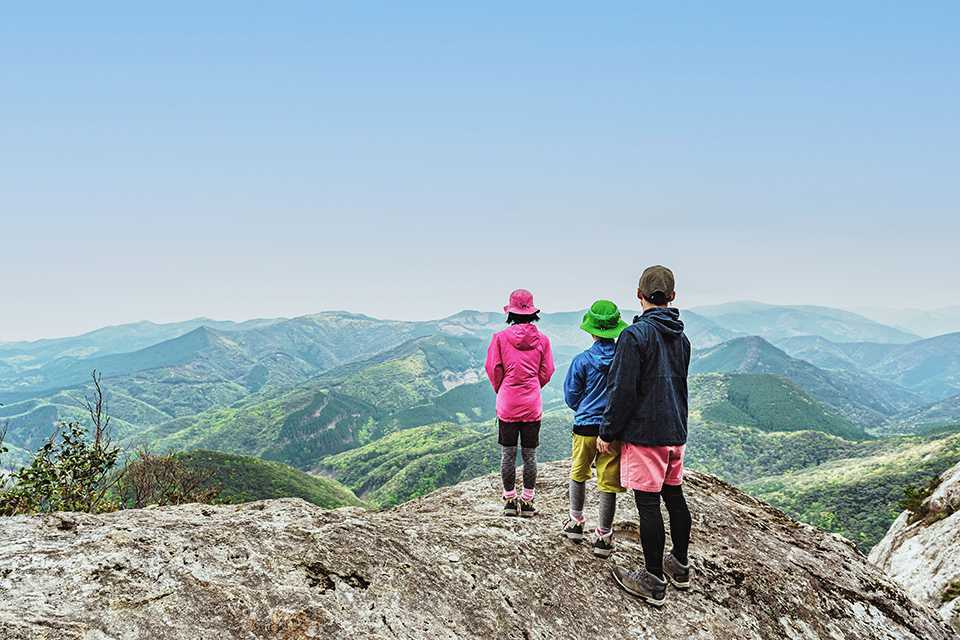 白嶽「岩のテラス」